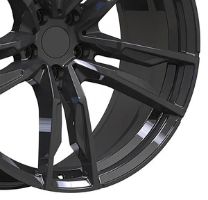 Juego de 4 Ruedas de Aleación Forjadas Cóncavas de 22 Pulgadas, 5x120, 20 mm de Profundidad, Cinco Radios, para G80 M3 G20 M340i Corvette C8 Tesla - Product Image 5