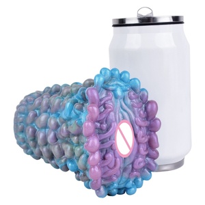 GEEBA Nuevo Masturbador Masculino Realista de Anémona, Copa de Silicona Suave, Vagina Realista, Masajeador de Próstata, Juguete Sexual para Hombres - Product Image 1