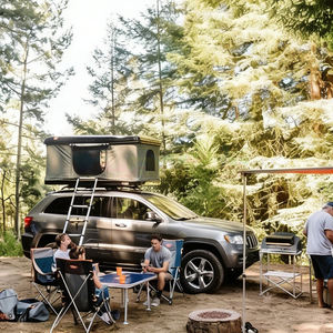 Tiendas de Campaña Plegables para Techo de Coche, para 2 o 3 Personas, Todoterreno, Dachzelte 4x4, Tienda de Techo Pop-Up para SUV con Escalera Plegable - Product Image 4