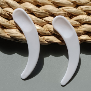 Commercio all'ingrosso basso MOQ di alta qualità crema per il viso cucchiaio per il viso piccola cura della pelle di bellezza Design personalizzato trucco di lusso spatola cosmetica - Product Image 4