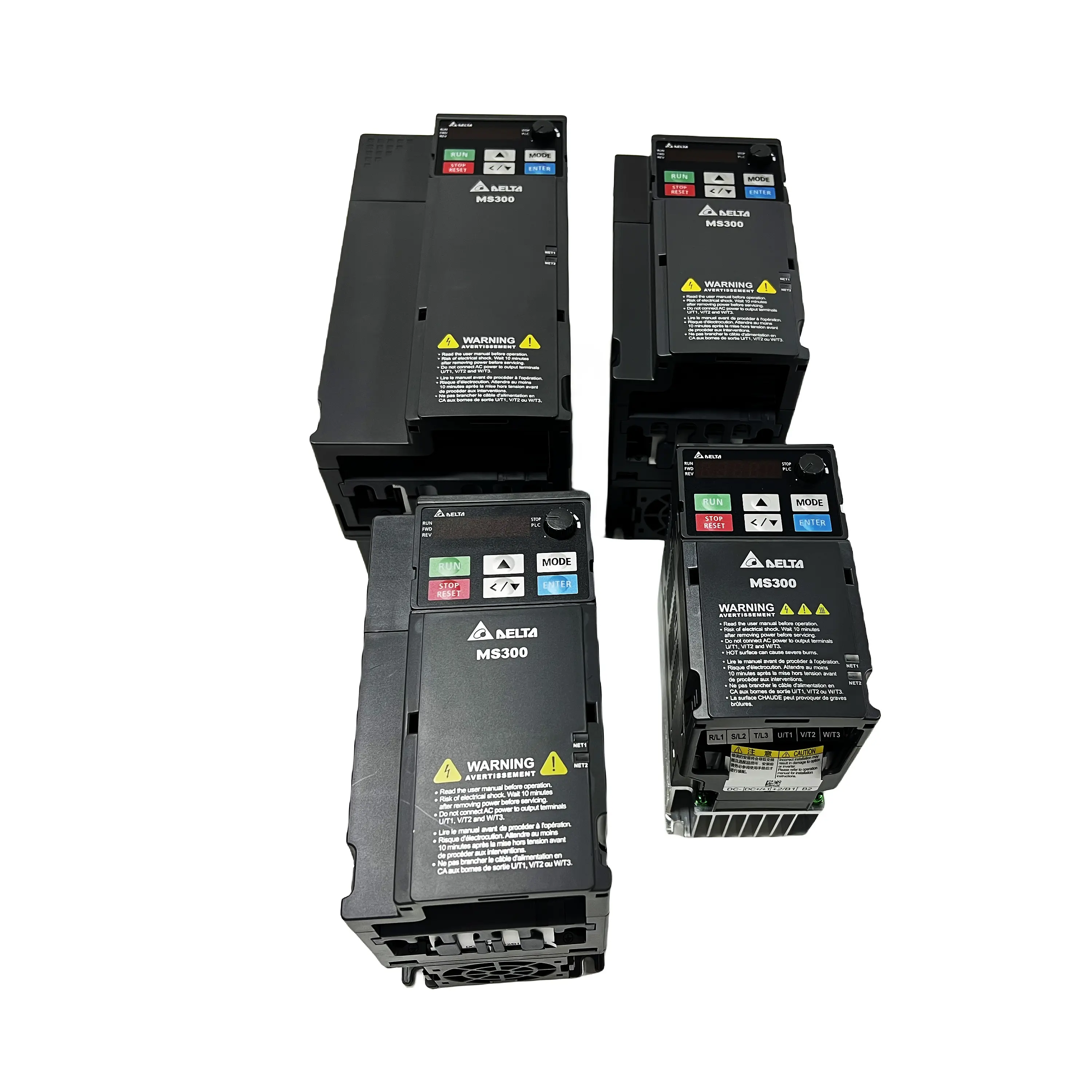 Driver de frequência variável Bada Delta Vfd MS300 0.75kw 1hp 230v trifásico IP20/IP40 VFD2A7MS43ANSAA