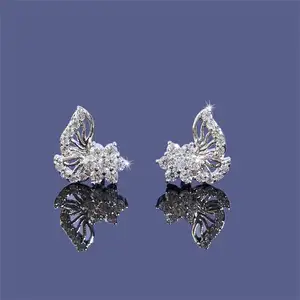 Best selling earrings 2023 women wholesale cheap earrings zircon 3a jewelry fashion valentines earrings