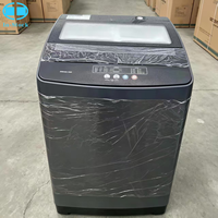 Lavadora Automática de Carga Superior de 12 kg, Lavadora Doméstica de Gran Capacidad con Múltiples Programas de Lavado para el Hogar Africano