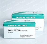 Fil de suture stérile jetable en nylon, suture monofilament en polyamide avec aiguille pour la fermeture des tissus mous