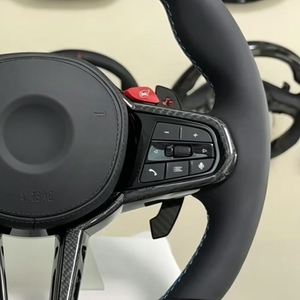 <span class=keywords><strong>Volante</strong></span> Deportivo de Cuero y Fibra de Carbono M Performance para <span class=keywords><strong>BMW</strong></span> G30 G31 G32 X3 G01 X4 G02 <span class=keywords><strong>M2</strong></span> G87 M3 G80 M4 G82 G42 G20 LCI M5 F90 - Product Image 4