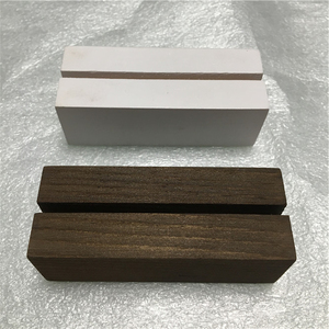Tarjetas de acompañante de madera de pino rústico, soportes de exhibición, letrero de número de mesa y soporte de fotos para menú de Bar, letrero de venta al por menor, fiesta - Product Image 5