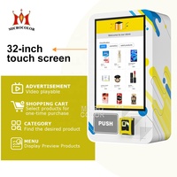 Distributore Automatico di Sigarette Smart da 32 Pollici con Touch Screen, Montaggio a Parete, SDK Abilitato, in Acciaio Inossidabile, Gestione Basata su Cloud
