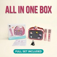 Microphone Karaoké Enfant à Motif Licorne en Gros, Haut-Parleur Éducatif pour Chant, Prise en Charge OEM ODM Personnalisée