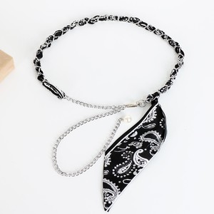 Cadena de Cintura con Pañuelo de Seda para Mujer, con Cadena Dorada y Perlas de Imitación, un Accesorio de Cintura Elegante. - Product Image 5