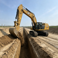 Expédition immédiate : Pompe de godet d'origine pour excavatrice 355 modèle 2026, poids opérationnel 50,1T, avec roulement inclus, pour carrière et travaux en vrac