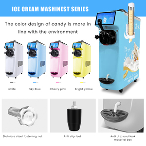 Làm máy móc sử dụng không gian mềm phục vụ Thương mại Creme <span class=keywords><strong>Tabletop</strong></span> Cứng Máy làm kem cho thức ăn nhanh - Product Image 2