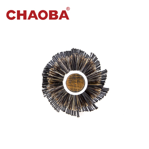 <span class=keywords><strong>Brosse</strong></span> à cheveux <span class=keywords><strong>ronde</strong></span> populaire en nylon et poils de sanglier, résistante à la chaleur, idéale pour le coiffage et le séchage à la bougie – Meilleure vente pour salons de coiffure et barbiers - Product Image 2