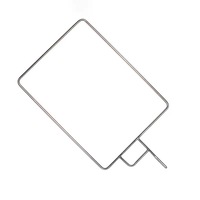 Réflecteur de lumière avec support de fixation 5-en-1, housse et diffuseur or, argent, noir, blanc pour studio photo carré