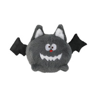 Jouet en peluche amusant pour chien en gros pour Halloween, avec formes de chauve-souris, de diable et d'araignée, et couineur, pour chiots