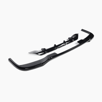 Diffuseur arrière inférieur noir brillant ABS pour SEAT Leon Cupra ST Estate MK3 5 5F 2017 2019