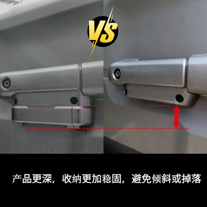Boîte de rangement pour poignée de porte intérieure Jimny, organisateur en plastique étanche pour voiture 2019-2024 - Product Image 4
