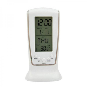 <span class=keywords><strong>LCD</strong></span> repetición función de luz suave de silicona caso alarma reloj mañana despierta reloj de alarma - Product Image 2