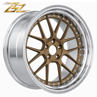 Jantes de voiture forgées en deux parties BZ Factory Direct Deep Dish pour véhicules de tourisme 18x9.0 19x9.5 20x10.5 5x114.3 5x120 ET35