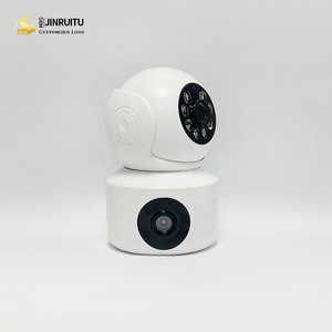 Caméra de sécurité IP PTZ WiFi double, 64 Go, double objectif, signal 2.4Ghz, surveillance intérieure et extérieure, Offre Spéciale garde de <span class=keywords><strong>maison</strong></span> - Product Image 1