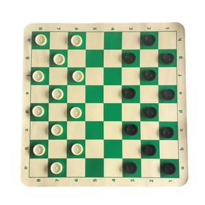 Set da <span class=keywords><strong>Scacchi</strong></span> per Tornei all'Aperto, Scacchiera Portatile in Pelle da 51cm, <span class=keywords><strong>Pezzi</strong></span> Grandi da 3,75 Pollici, Gioco di Intrattenimento con <span class=keywords><strong>Scacchi</strong></span> e Carte - Product Image 3
