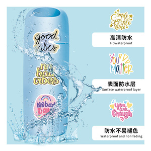 50PCS Coloré Mignon Dessin Animé Enfants Récompense Phrase Motivationnelle Positive Encourager Autocollant - Product Image 5