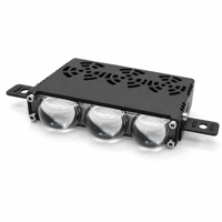 Night Knight 2PCS 12V 62W Phares de voiture LED, feux de calandre, feux de jour à lentille, feux antibrouillard, feux auxiliaires externes, tout-terrain