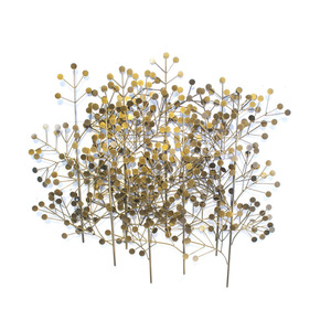Stainless Steel <b>Leaf</b> Sculpture <b>Wall</b> Hanging Irregular Metal Art Home <b>Decor</b> Bedroom Entryway Decoration - Product Image 2