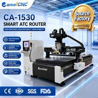 Routeur CNC 3 axes ATC CAMEL pour le travail du bois 1325 1530 2030 Machines CNC à changement d'outil automatique