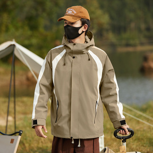 Veste tactique unisexe à capuche zippée en polaire pour sports <span class=keywords><strong>de</strong></span> plein air, manteau softshell chaud automne-hiver, coupe-vent et imperméable - Product Image 6