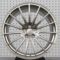 Jantes monobloc forgées 5x114.3, 17-22 pouces, multi-branches, gris ciment, pour BMW, Land Rover, Rolls-Royce, Mercedes-AMG, Audi