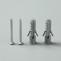 12mm personnalisé étendre clou plastique vis trou bouchons béton mur ancrage bouchon