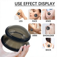 Nouvel appareil de massage à ventouses en silicone pour la relaxation des muscles des épaules et des jambes, thérapie de moxibustion, outil Gua Sha