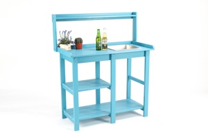 Étagère de jardin multi-niveaux en <span class=keywords><strong>plastique</strong></span> imitation bois, optimisée <span class=keywords><strong>pour</strong></span> l'espace, <span class=keywords><strong>pour</strong></span> la plantation verticale dans les petits espaces - Product Image 4