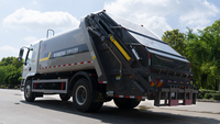 Camion compacteur de déchets Liuzhou Dongfeng 15CBM Euro6 LHD 4x2 Diesel Manuel pour la collecte des déchets municipaux