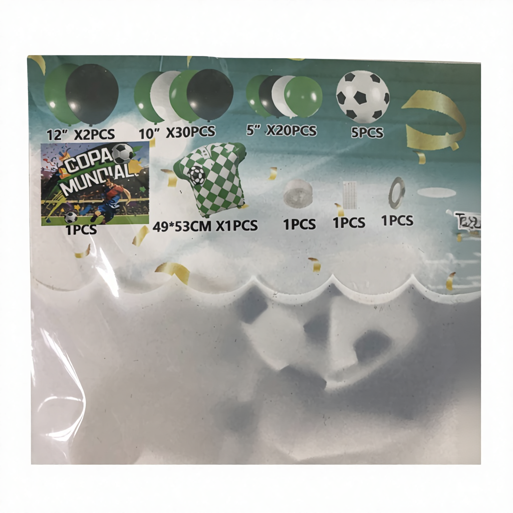 Wholesale 2026 Worldcup Birthday Party Flag Set Football-Themed Balloon Arch Sports Arena Design Latex Balloons for Decor