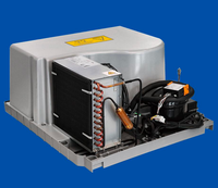 Installation facile, économie d'énergie, faible bruit, respectueux de l'environnement, unité de condensation de refroidissement montée en hauteur de 1/3 CV, moteur Embraco intégré