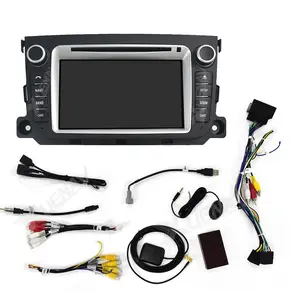 Multimídia Rádio do carro DVD Player para Mercedes/Benz Smart Fortwo 2011-2014 autoradio car stereo áudio GPS auto navegação