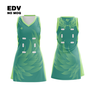 Youth Netball Jersey Breathable Mesh Material With Moisture Wicking Perfect For Competitive Training Kits For Netball - Product Image 3