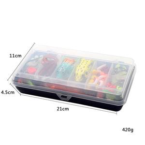 Venta al por mayor 205 piezas anzuelo <span class=keywords><strong>de</strong></span> cebo duro suave, Rana, lubina <span class=keywords><strong>de</strong></span> rayas blancas, <span class=keywords><strong>pez</strong></span> mandarín, kit <span class=keywords><strong>de</strong></span> señuelo <span class=keywords><strong>de</strong></span> <span class=keywords><strong>agua</strong></span> <span class=keywords><strong>de</strong></span> mar <span class=keywords><strong>de</strong></span> <span class=keywords><strong>agua</strong></span> <span class=keywords><strong>dulce</strong></span> - Product Image 4