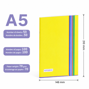 Cahier d'exercices scolaire personnalisé <span class=keywords><strong>du</strong></span> Nigéria, format A4, couverture en carton, agrafé, pour étudiants, fabricant de cahiers d'exercices. - Product Image 3