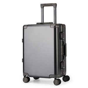 Valise moderne à cadre en <span class=keywords><strong>aluminium</strong></span> de style dessin animé avec logo personnalisable Roues pivotantes Valise à bagages à main en PC de voyage de l'usine - Product Image 1