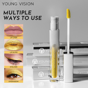 Young Vision 8-Color Shimmer <b>Lip</b> Gloss 4.5g Liquid Glossy Makeup for <b>Lips</b> and Eyes - Product Image 4