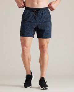 Shorts de basket-ball pour hommes avec logo personnalisé, lot de 5, poches zippées, légers, séchage rapide, entraînement en salle de sport, 100% polyester, décontractés - Product Image 2