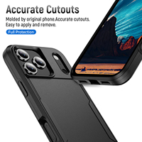 Coque OMEVE Tough Armor pour iPhone 17 Pro Max 17 Air 16 Pro 15 Plus 14 13 12 11 Coque arrière rigide antichoc de qualité militaire
