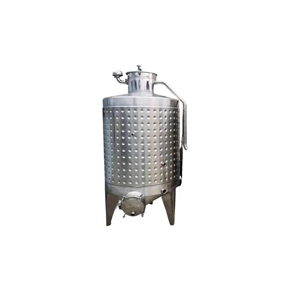 Meyve şarabı/bira şarap fermantasyon tankı enzim fermantasyon ekipmanları paslanmaz çelik 316