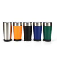 20oz Verre-Bière-Tasses-Vente en gros Tasse sous vide Tasses à bière en acier inoxydable à double paroi de voyage pour sublimation