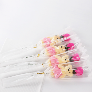 E77 Natural Handmade Soap High Quality Artificial Rose <strong>Bear</strong> <strong>Flower</strong> With Box - Product Image 4
