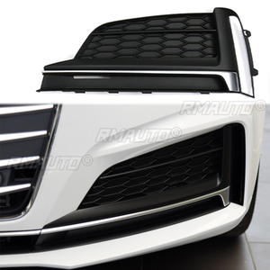 Cubierta de rejilla para faros antiniebla delanteros estilo panal para Audi A5 S-line 2017 2018 2019, accesorios para coche - Product Image 3