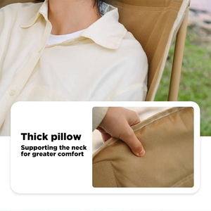 كرسي قمر محمول قابل للطي للاستخدام الخارجي من E-RIKE، كرسي تخييم خفيف الوزن للغاية - Product Image 3