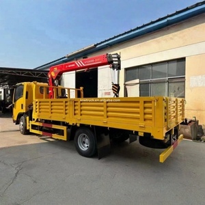 <span class=keywords><strong>Camion</strong></span> grue Isuzu 4x2 de 5 tonnes personnalisé <span class=keywords><strong>avec</strong></span> grue à flèche droite et grue à flèche articulée de 3,2T - Product Image 6